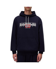 Bluza męska Napapijri B-AYLMER H WINT NP0A4I1D176 Niebieska - Sklep online Mastersport