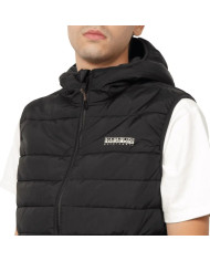 Kamizelka męska Napapijri A-GESAR V NP0A88U4941 Czarna - Sklep online Mastersport