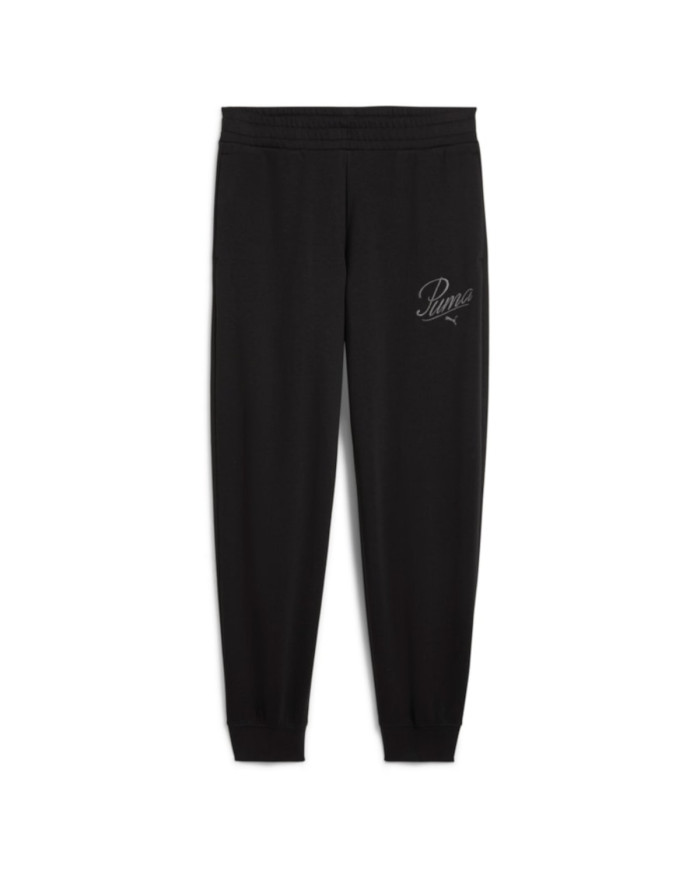 Spodnie damskie Puma ESS SCRIPT COMFORT SWEATPANTS 68498501 Czarne - Sklep online Mastersport