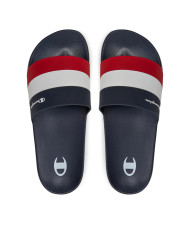 Klapki męskie Champion ALL AMERICAN SLIDE S22049BS506 Niebieskie - Sklep online Mastersport