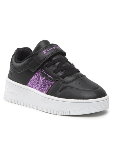 Buty dziecięce Champion REBOUND PLATFORM SPARKLE G PS S32612KK001 Czarne - Sklep online Mastersport