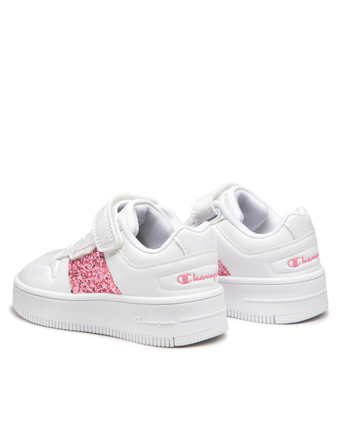 Buty dziecięce Champion REBOUND PLATFORM SPARKLE G PS S32612WW001 Białe - Sklep online Mastersport