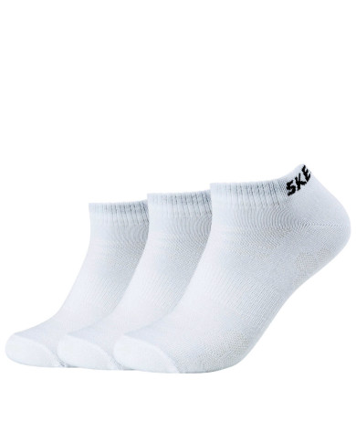 Skarpetki męskie Skechers MESH VENTILATION SNEAKER 3P SK-SK43022-1000 Białe - Sklep online Mastersport