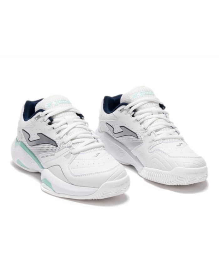 Buty damskie Joma MASTER 1000 LADY 2542 WHITE TURQUOISE TM10LS2542C Białe - Sklep online Mastersport
