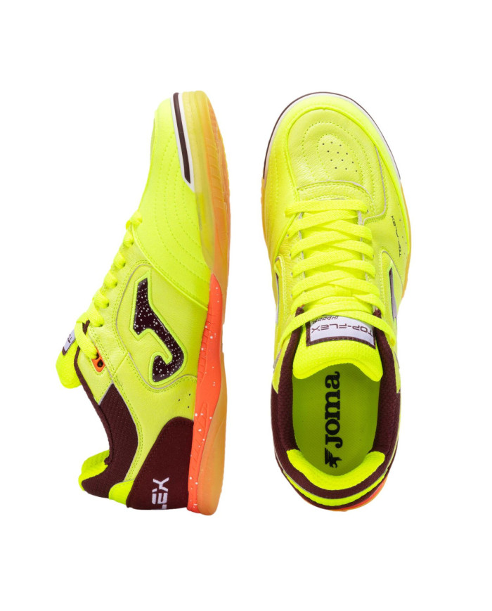 Buty męskie Joma TOP FLEX 2509 FLUOR YELLOW PURPLE IN TOPW2509IN Żółte - Sklep online Mastersport