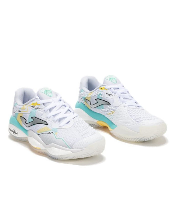 Buty damskie Joma SMASH LADY 2532 WHITE BLUE TSMALS2532C Białe - Sklep online Mastersport