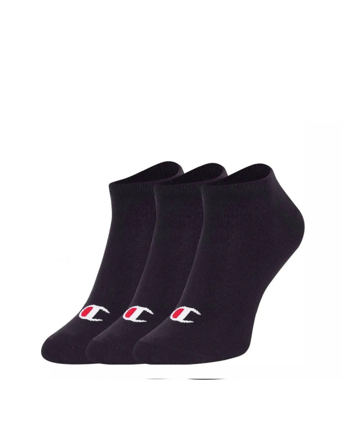 Skarpetki męskie Champion 3PK SNEAKER SOCKS U20100KK001 Czarne - Sklep online Mastersport