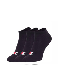 Skarpetki męskie Champion 3PK SNEAKER SOCKS U20100KK001 Czarne - Sklep online Mastersport