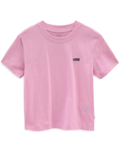 Koszulka damska Vans WM JUNIOR V BOXY VN0A4MFL0FS1 Różowa - Sklep online Mastersport