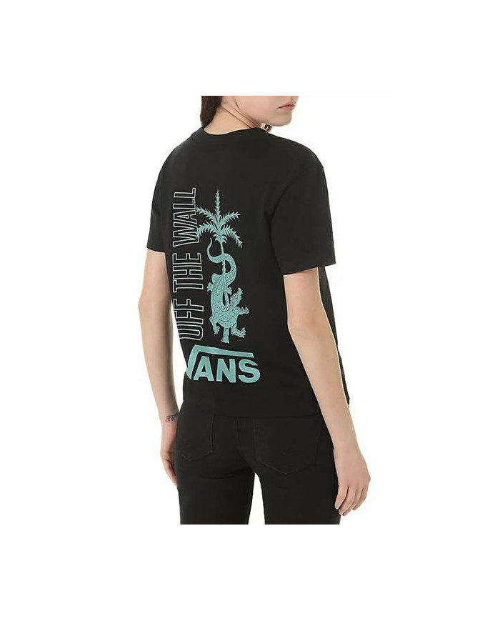 Koszulka damska Vans WM FABIANA BOXY TEE VN0A53LYBLK1 Czarna - Sklep online Mastersport