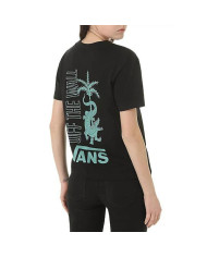 Koszulka damska Vans WM FABIANA BOXY TEE VN0A53LYBLK1 Czarna - Sklep online Mastersport