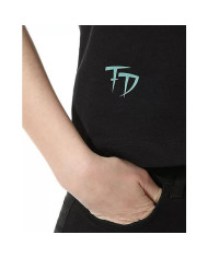 Koszulka damska Vans WM FABIANA BOXY TEE VN0A53LYBLK1 Czarna - Sklep online Mastersport