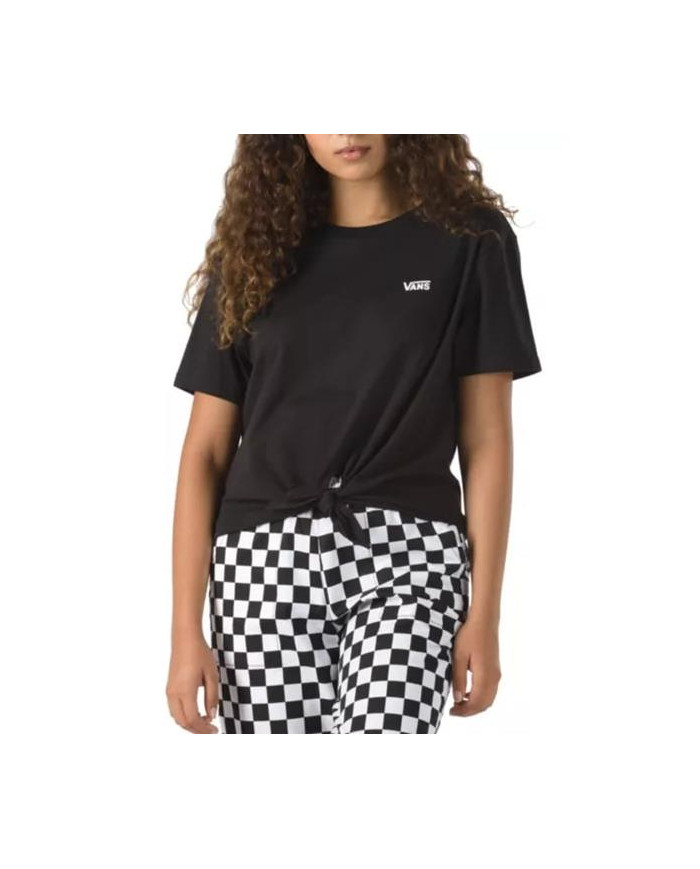 Koszulka dziecięca Vans WM JUNIOR V KNOT TEE VN0A53Q6BLK1 Czarna - Sklep online Mastersport
