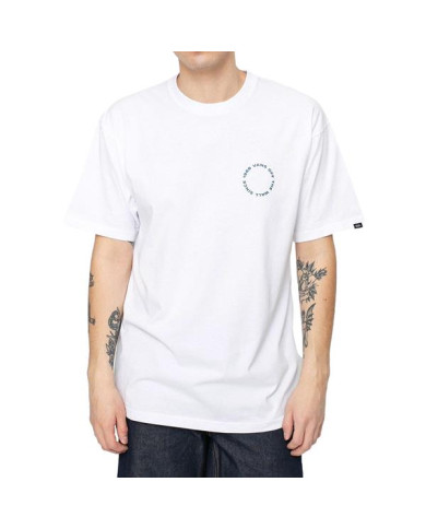 Koszulka męska Vans MN GRIDLOCK SS VN0A54CJWHT1 Biała - Sklep online Mastersport