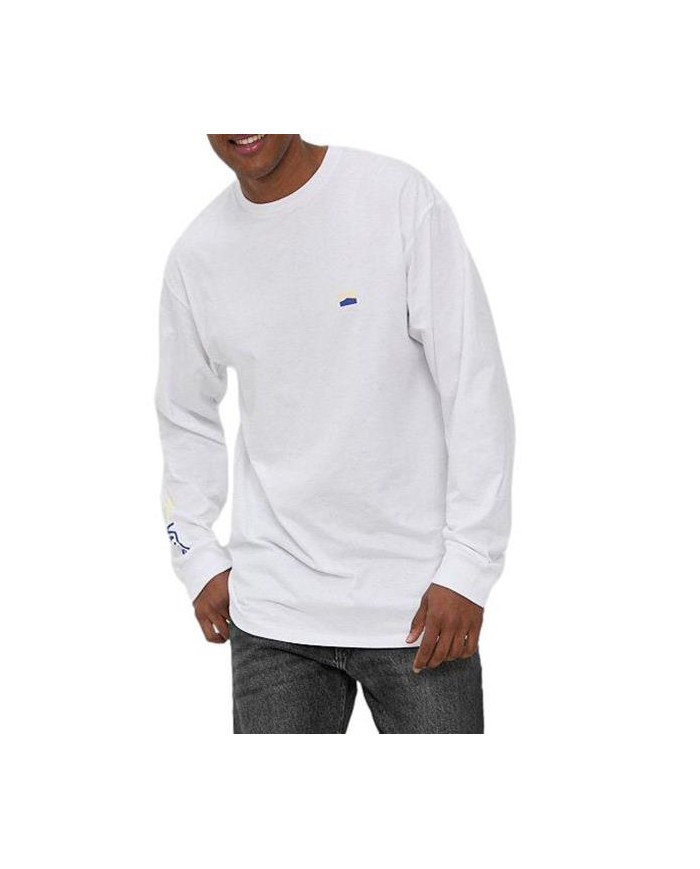 Bluza męska Vans MN ORIGINAL DNA SIDE VN0A5E8DWHT1 Biała - Sklep online Mastersport