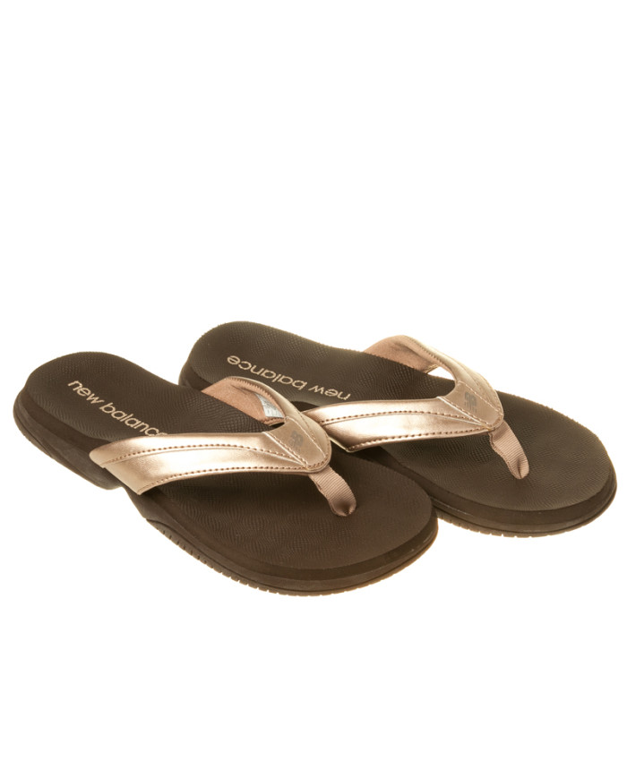 Klapki damskie New Balance NB 6090 WOMEN THONG W6090RGD Złote - Sklep online Mastersport