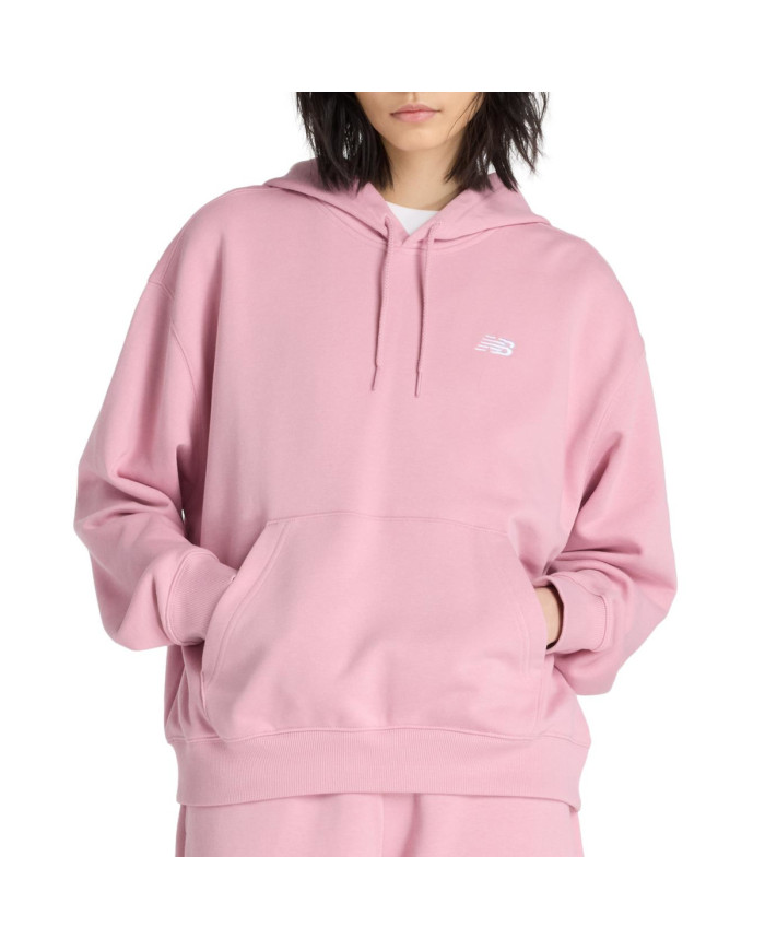 Bluza damska New Balance SPORT ESSENTIALS FRENCH TERRY WT41507PTF Różowa - Sklep online Mastersport