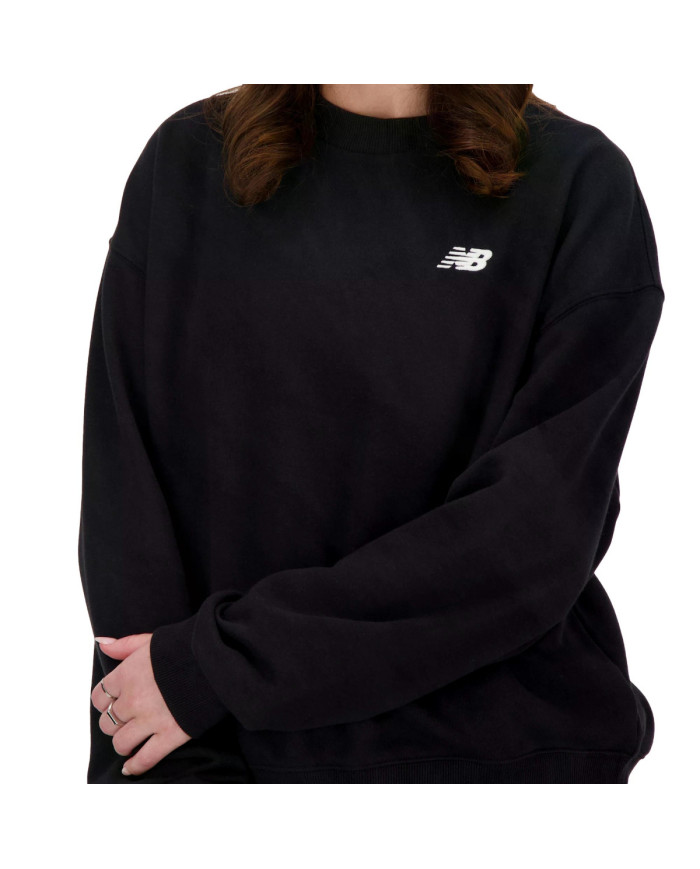 Bluza damska New Balance SPORT ESSENTIALS FRENCH TERRY WT41508BK Czarna - Sklep online Mastersport