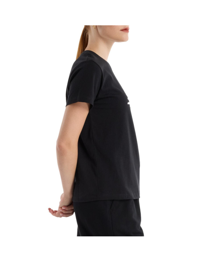 Koszulka damska New Balance S/S SPORT JERSEY LOGO T-SH WT43582BK Czarna - Sklep online Mastersport