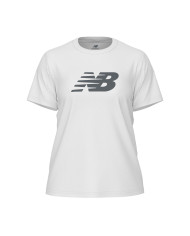 Koszulka damska New Balance SPORT JERSEY LOGO T-SHIRT WT43582WT Biała - Sklep online Mastersport