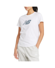 Koszulka damska New Balance SPORT JERSEY LOGO T-SHIRT WT43582WT Biała - Sklep online Mastersport