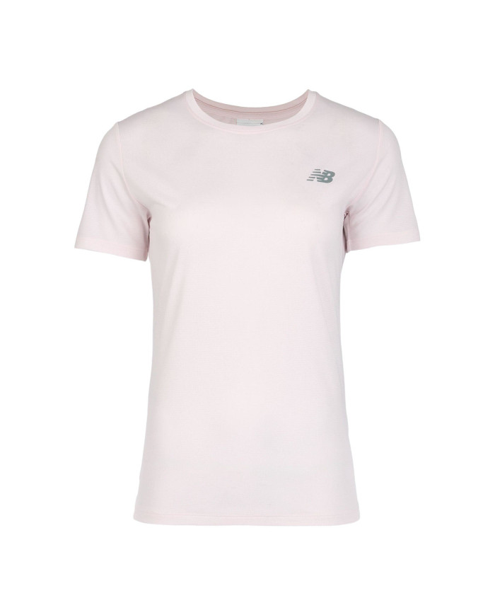 Koszulka damska New Balance SPORT SHORT SLEEVE WT51244PTG Różowa - Sklep online Mastersport