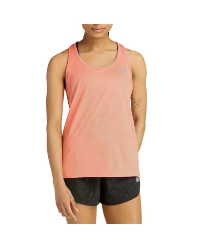Koszulka damska New Balance SPORT TANK WT51253FAR Pomarańczowa - Sklep online Mastersport