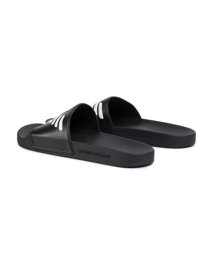 Klapki męskie Emporio Armani POOL MOD. SLIDES XL828-X4PS01-A120 Czarne - Sklep online Mastersport