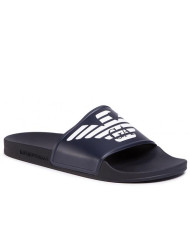 Klapki męskie Emporio Armani POOL MOD. SLIDES XL828-X4PS01-D813 Niebieskie - Sklep online Mastersport