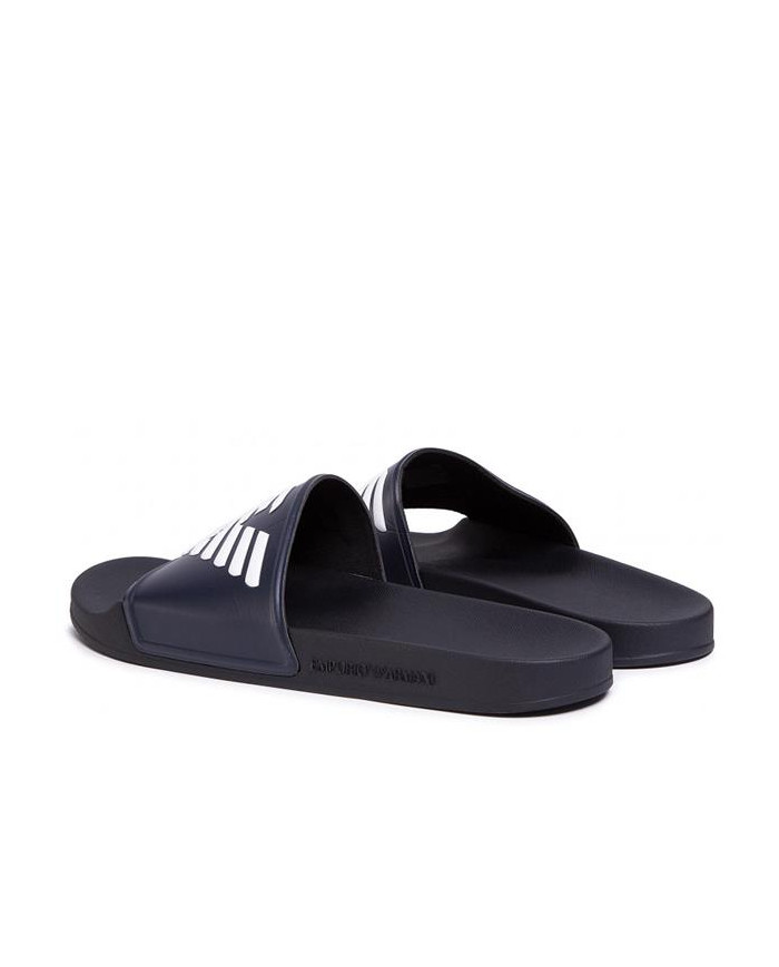 Klapki męskie Emporio Armani POOL MOD. SLIDES XL828-X4PS01-D813 Niebieskie - Sklep online Mastersport