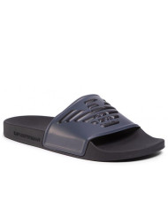 Klapki męskie Emporio Armani POOL MOD. SLIDES XL828-X4PS01-K474 Niebieskie - Sklep online Mastersport