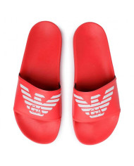 Klapki męskie Emporio Armani POOL MOD. SLIDES XL828-X4PS01-M591 Czerwone - Sklep online Mastersport