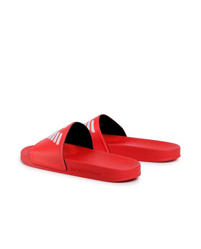 Klapki męskie Emporio Armani POOL MOD. SLIDES XL828-X4PS01-M591 Czerwone - Sklep online Mastersport