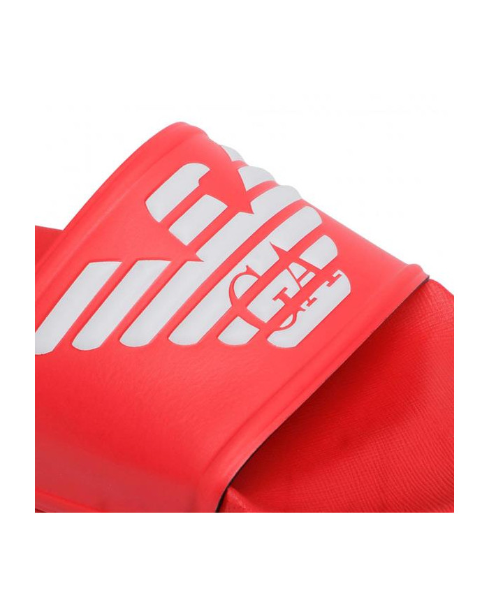 Klapki męskie Emporio Armani POOL MOD. SLIDES XL828-X4PS01-M591 Czerwone - Sklep online Mastersport