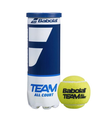 Piłka Babolat BABOLAT TEAM ALL COURT X3 501083 Żółta - Sklep online Mastersport