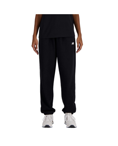 Spodnie damskie New Balance FRENCH TERRY JOGGER WP41500BK Czarne - Sklep online Mastersport