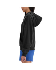 Bluza damska New Balance FRENCH TERRY WT41507BK Czarna - Sklep online Mastersport