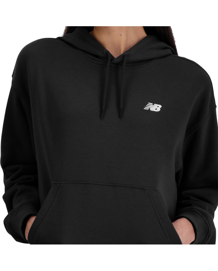 Bluza damska New Balance FRENCH TERRY WT41507BK Czarna - Sklep online Mastersport