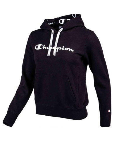 Bluza damska Champion HOODED SWEATSHIRT 112580KK001 Czarna - Sklep online Mastersport