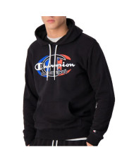 Bluza męska Champion HOODED SWEATSHIRT 217276KK001 Czarna - Sklep online Mastersport