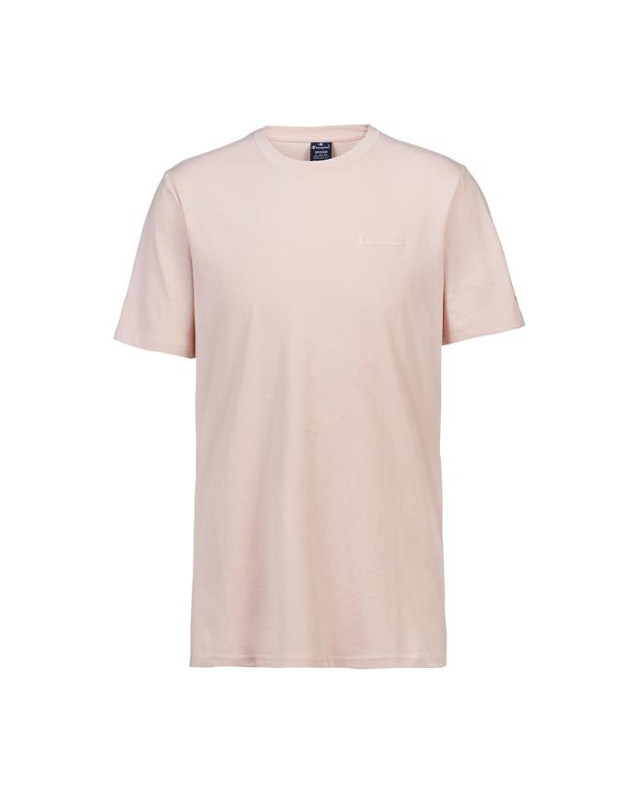 Koszulka męska Champion CREWNECK T-SHIRT 218292PS075 Różowa - Sklep online Mastersport