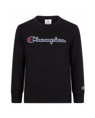 Bluza dziecięca Champion CREWNECK SWEATSHIRT 305951KK001 Czarna - Sklep online Mastersport