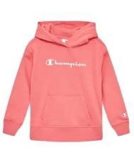 Bluza dziecięca Champion HOODED SWEATSHIRT 404330PS092 Różowa - Sklep online Mastersport