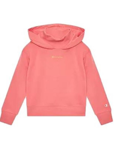 Bluza dziecięca Champion HOODED SWEATSHIRT 404330PS092 Różowa - Sklep online Mastersport