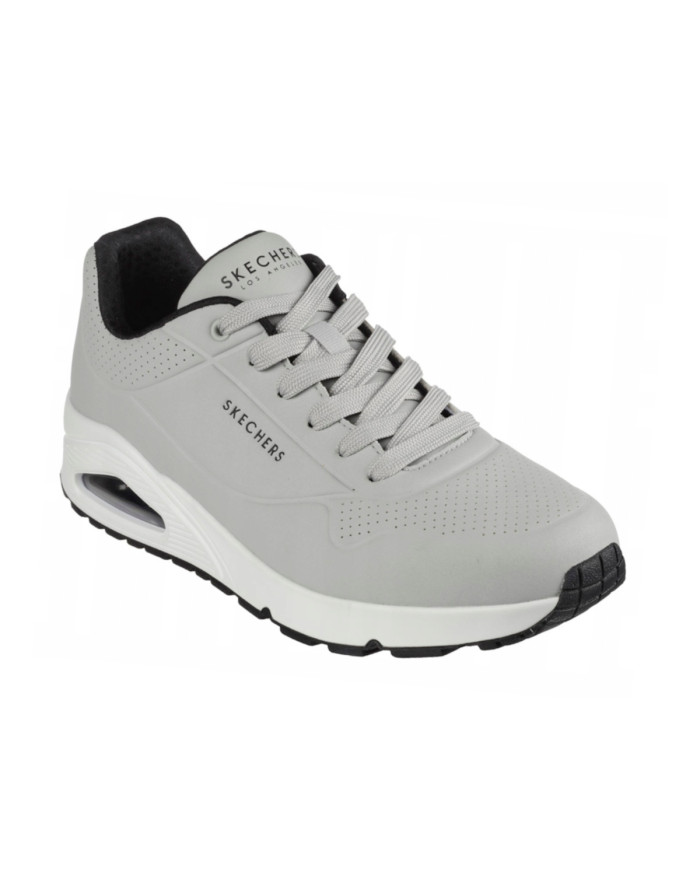 Buty męskie Skechers UNO STAND ON AIR 52458LGBK Szare - Sklep online Mastersport