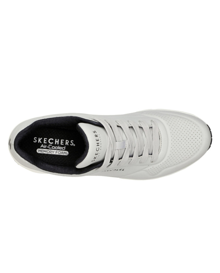Buty męskie Skechers UNO STAND ON AIR 52458LGBK Szare - Sklep online Mastersport