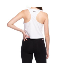 Koszulka damska Fila BASIN CROPPED TANK TOP FAW013610001 Biała - Sklep online Mastersport