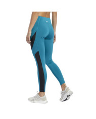 Spodnie damskie Reebok WOR MESH TIGHT FJ2763 Niebieskie - Sklep online Mastersport