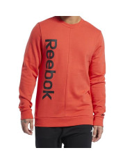 Bluza męska Reebok TE LINEAR LOGO CREW FK6129 Czerwona - Sklep online Mastersport