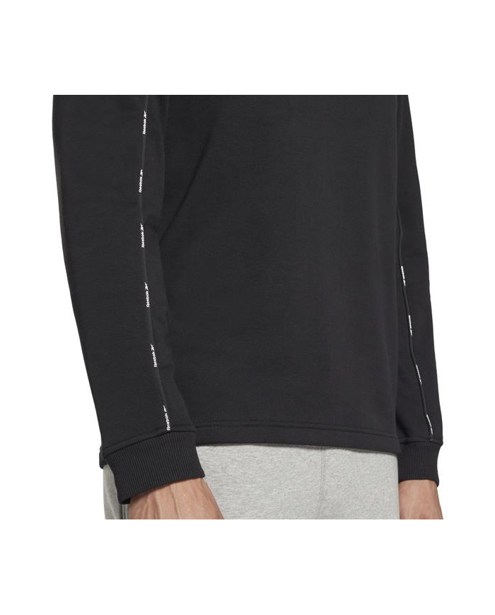 Bluza męska Reebok WOR PIPING CREW HA1067 Czarna - Sklep online Mastersport